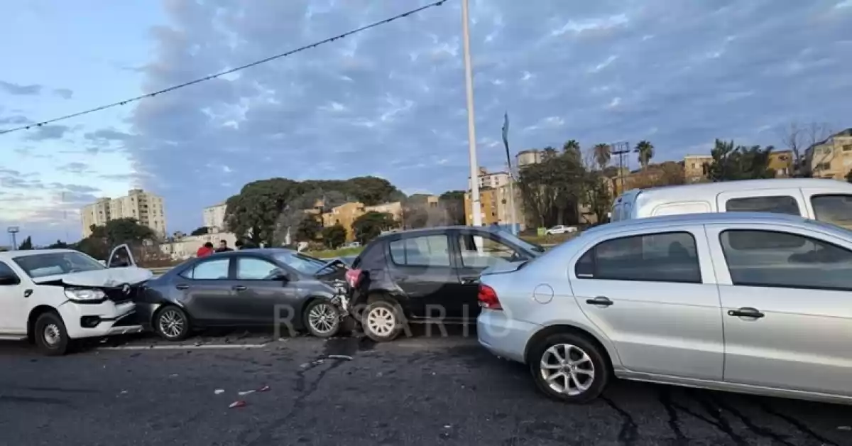 Dos choques complican el tránsito de Circunvalación en la zona sur de Rosario 