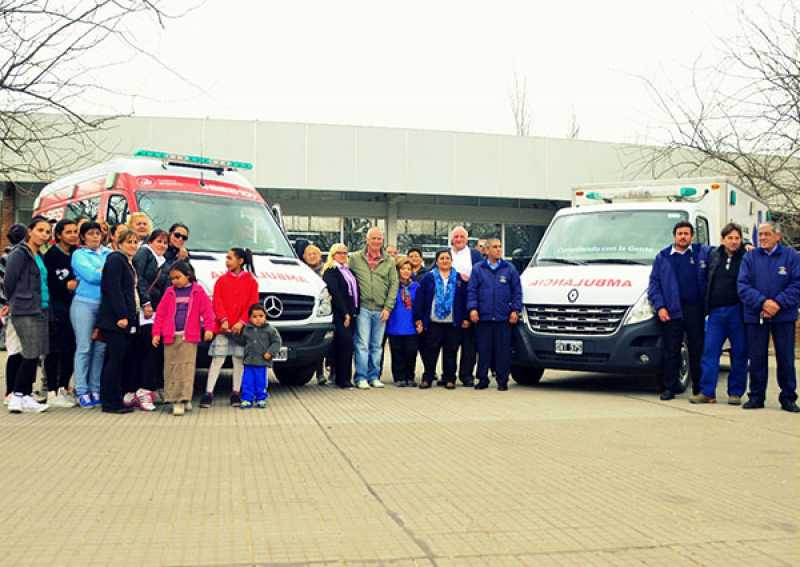 Dos nuevas ambulancias para Puerto Gral. San Martín