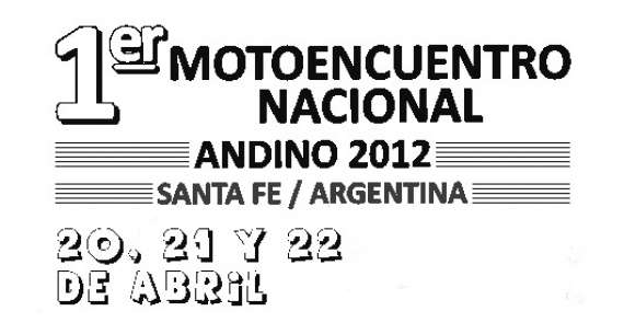 Primer Motoencuentro Nacional Andino 2012