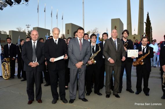 San Lorenzo conmemoró su 217° aniversario con un acto deslumbrante
