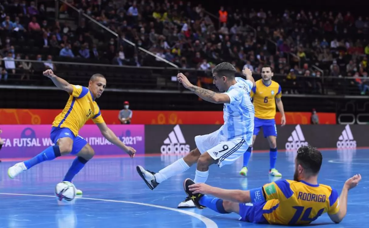 Argentina le ganó a Brasil y jugará la final del Mundial de Futsal