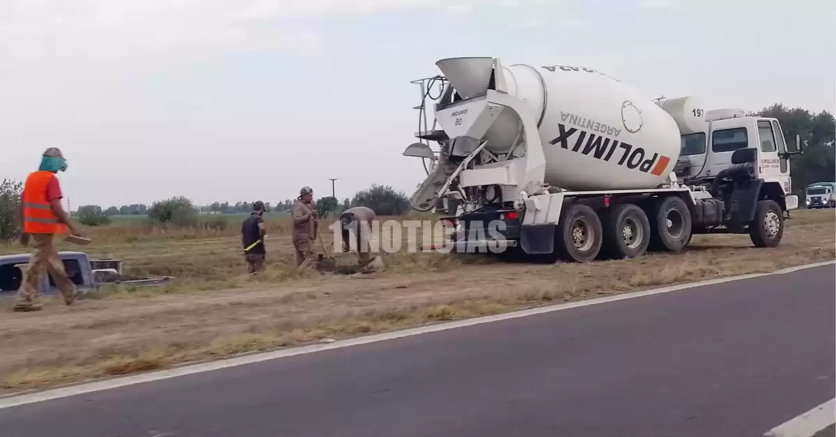Instalan iluminación y barandas en la Autopista Rosario Santa Fe