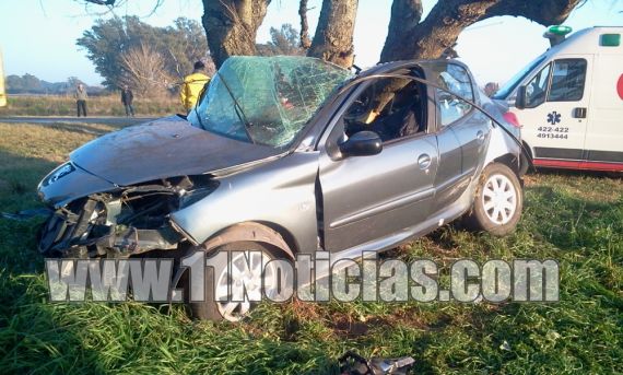 Choca en el Km 40 da un trompo y muere en el Km 28
