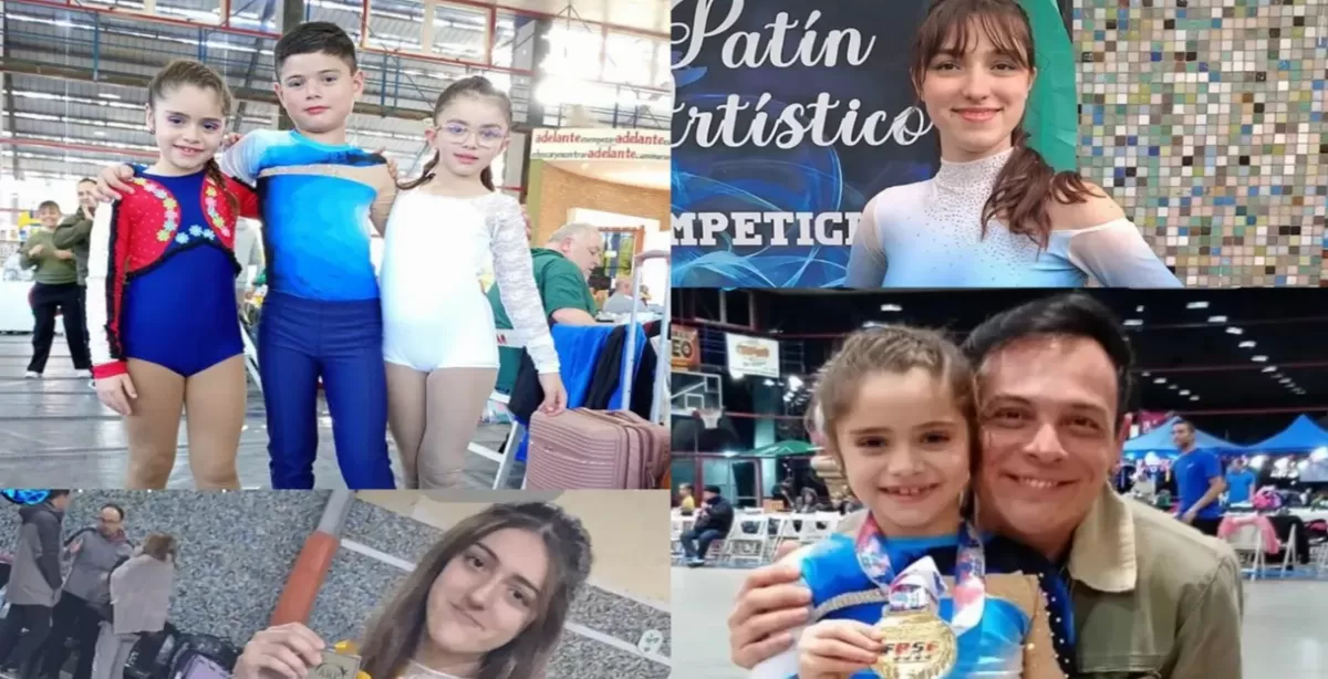 Patinadores sanlorencinos brillaron en el Provincial y clasificaron al Regional