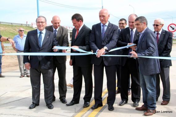 San Lorenzo: Inauguraron el nuevo acceso a autopista