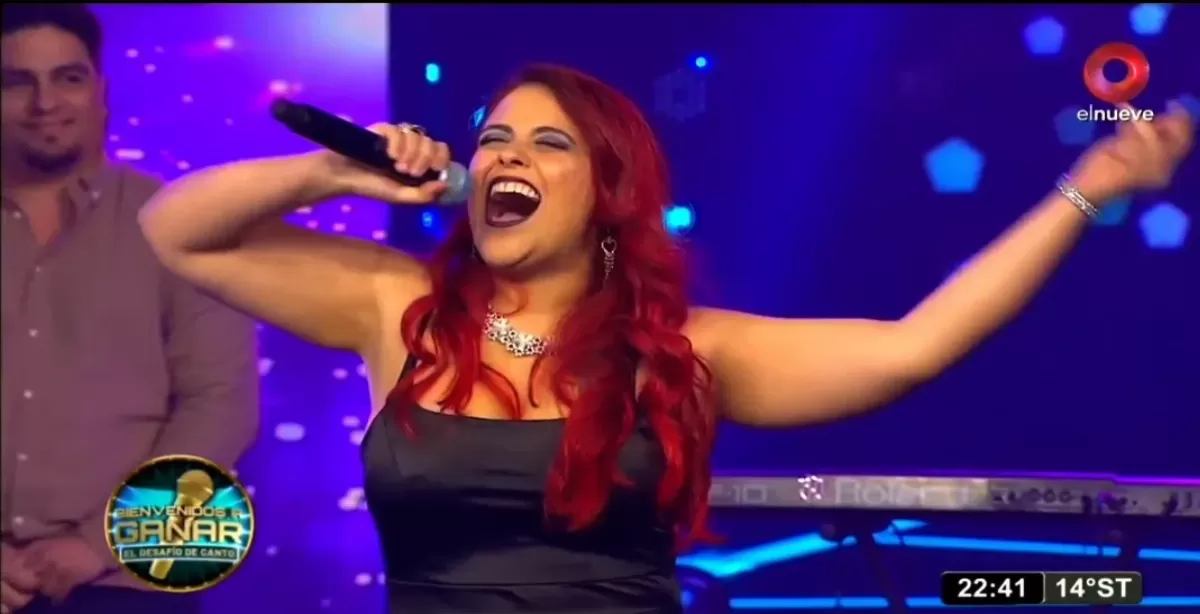 La beltranense Romina Cainelli participó del programa “Bienvenidos a ganar” 