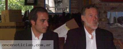 Rafael Bielsa y Oscar Martínez estuvieron en Baigorria.