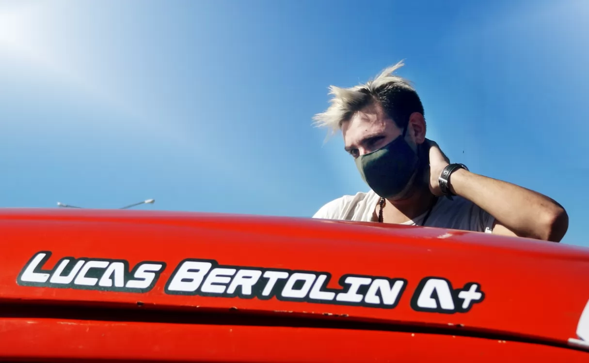El sanlorencino Lucas Bertolín estuvo muy cerca de la gloria en San Jorge, con dos podios fantásticos