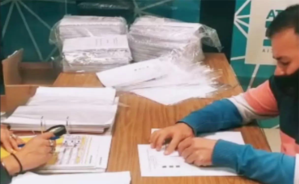 Santa Fe la boleta única cuenta con una plantilla de elección del sufragio