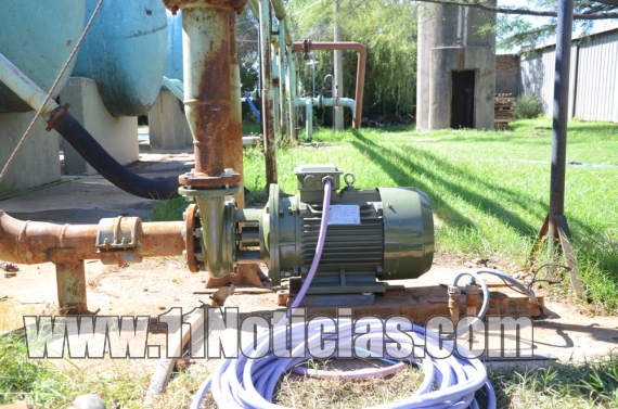 Nueva bomba para mejorar el servicio de agua en Beltrán