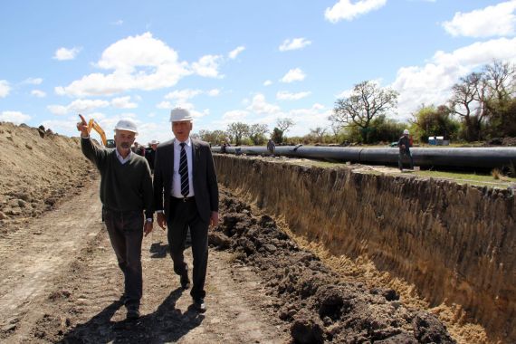 El acueducto del norte toma impulso a partir del crédito kuwaití
