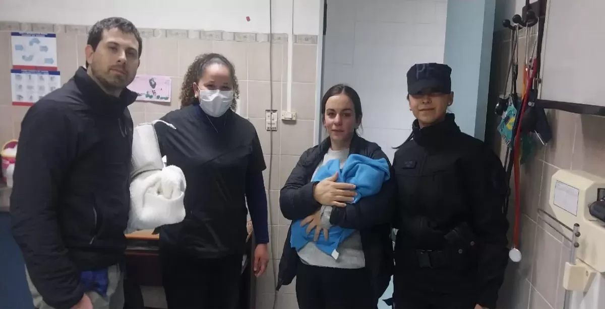 Entre Ríos: La Policía salvó la vida de un bebé recién nacido que se estaba ahogando 