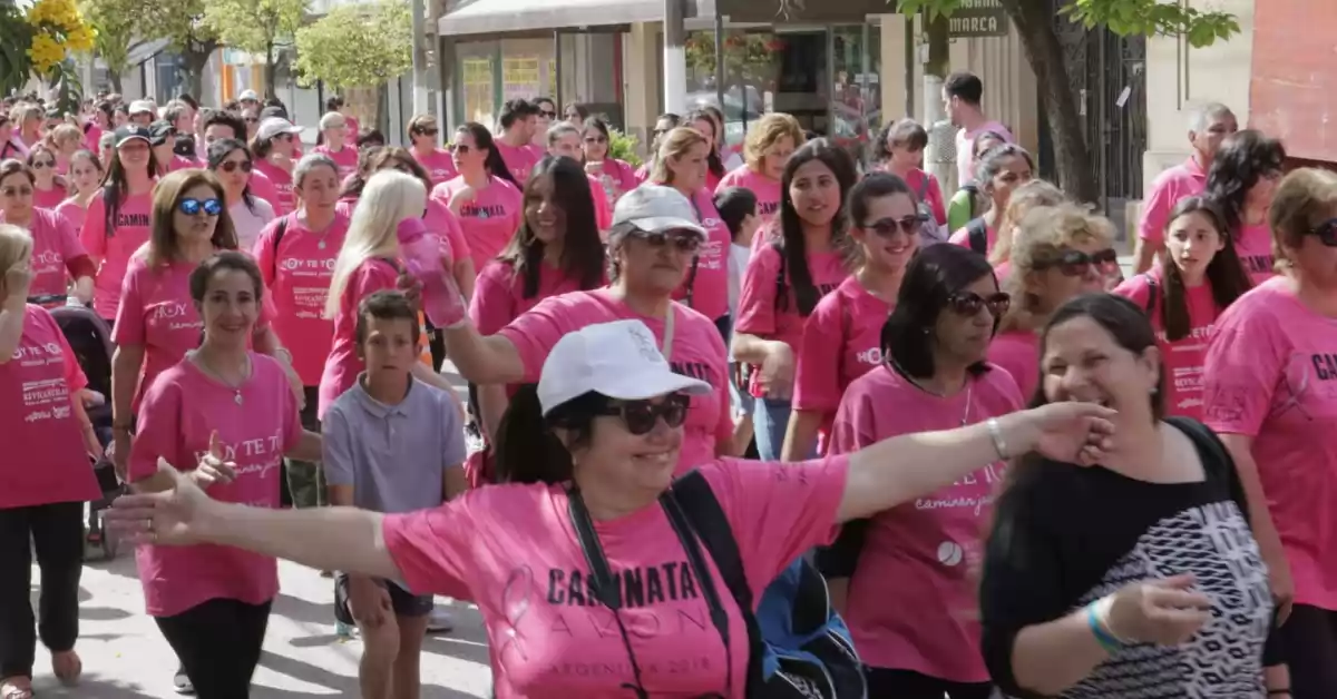 Puerto San Martín tendrá una caminata saludable para concientizar sobre el cáncer de mama 