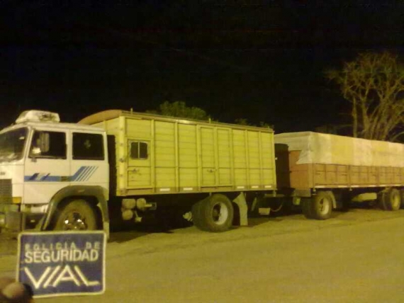 Se secuestró un camión y su carga por falsificación de documento público