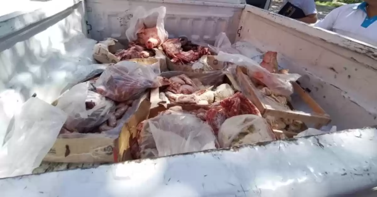 Secuestraron 540 kilos de carne en mal estado en Rosario