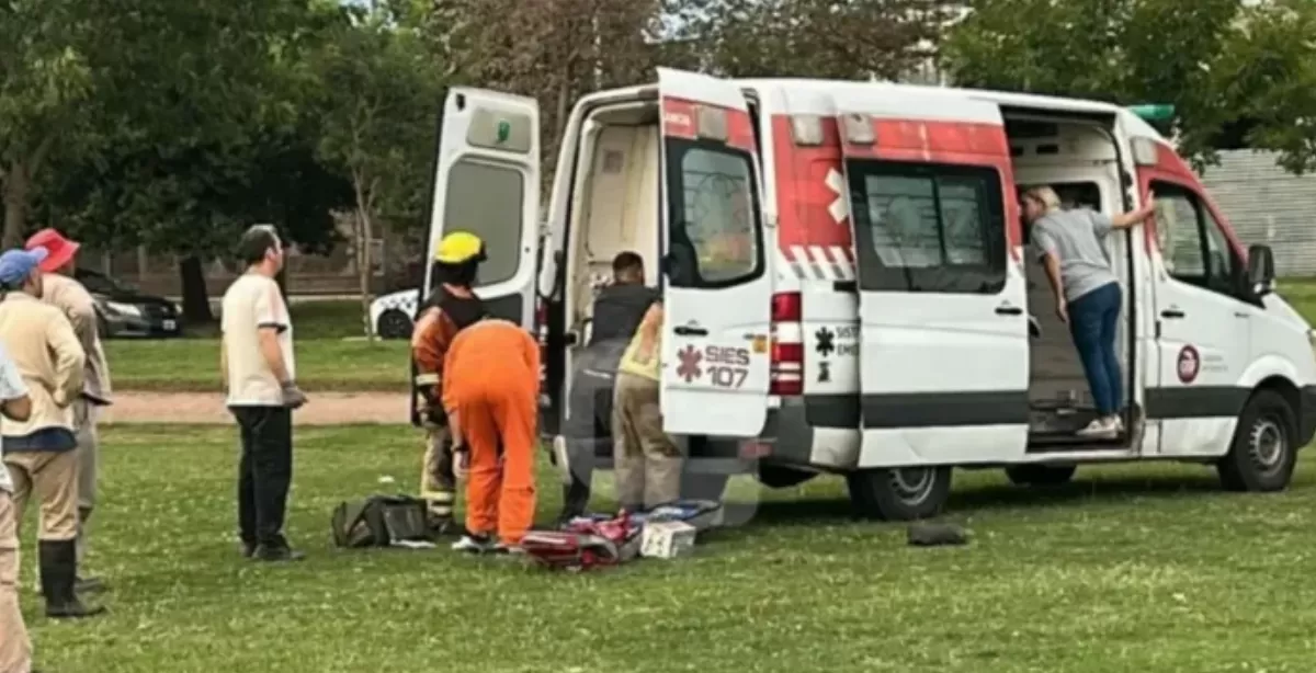 Tres empleados comunales sufrieron una descarga eléctrica en Serodino