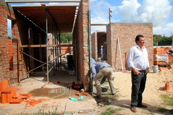 Avanza la obra del Centro de Salud de Barrio Islas Malvinas