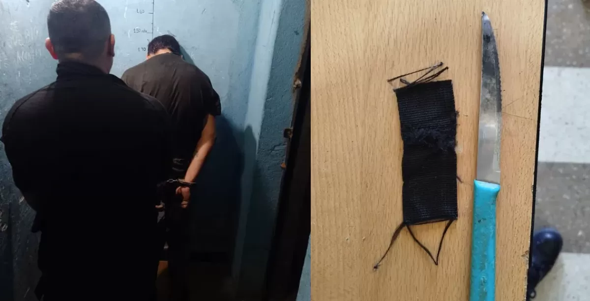 Quiso robar en un negocio en Beltrán e intentó apuñalar a un policía para evitar la detención