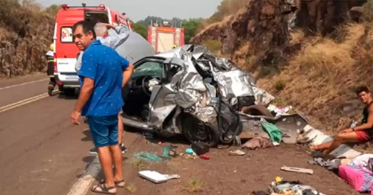 Argentinos perdieron la vida en un choque fatal en las rutas del sur de Brasil