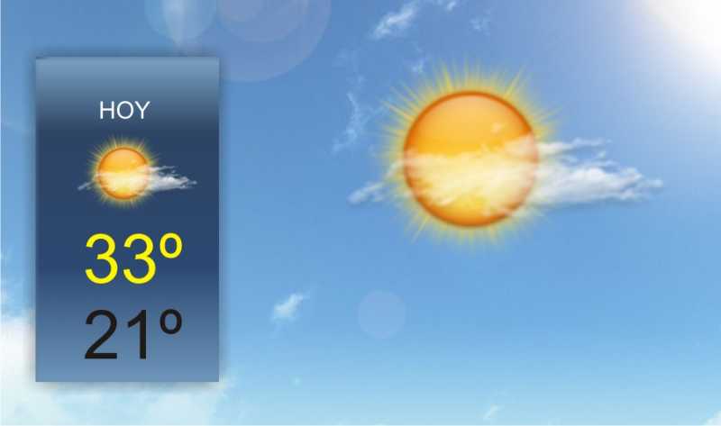 Jornada con cielo despejado y una máxima de 32 grados