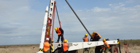 Lanzamiento del cohete Gradicom II