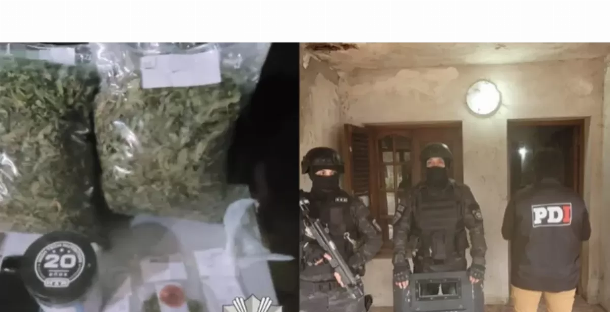 Cuatro detenidos por microtráfico de drogas en barrio El Pino de San Lorenzo