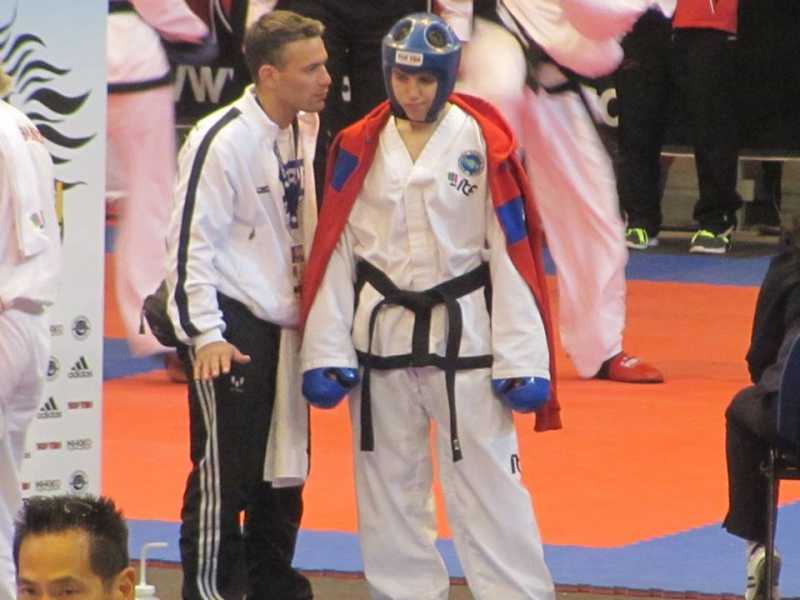 Camila Canut se quedó con la medalla de bronce en el Mundial de Tae Kwon Do