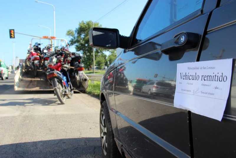 San Lorenzo: En operativos de tránsito remitieron 35 vehículos al corralón municipal