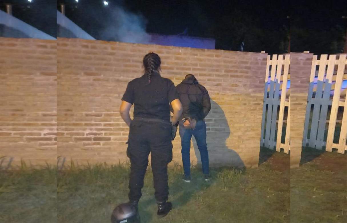 A pesar de la prohibición de acercamiento, se acercó a la casa de su ex pareja y fue detenido