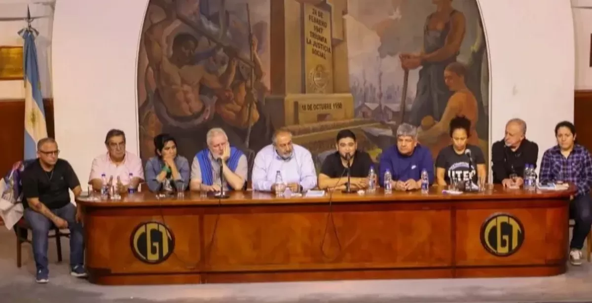 Sin margen, la CGT prepara un paro general de 24 horas la segunda semana de abril