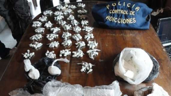   Secuestraron cocaína y marihuana en Fray Luis Beltrán