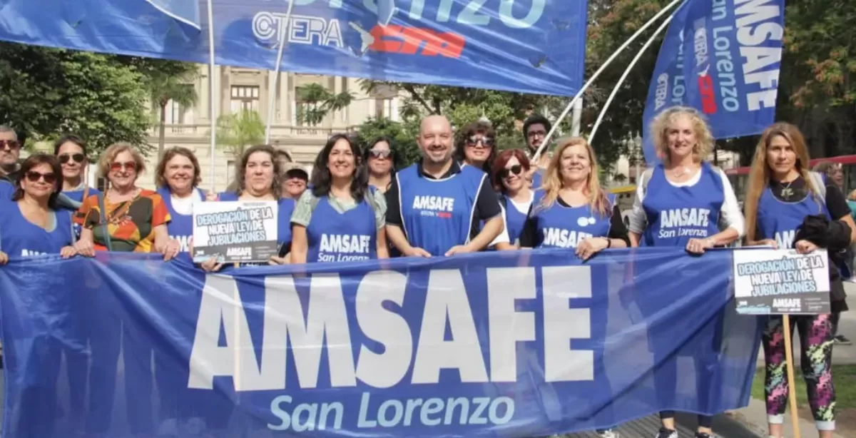 Amsafé volvió a Santa Fe a llevar su protesta a los Tribunales de la corte santafesina