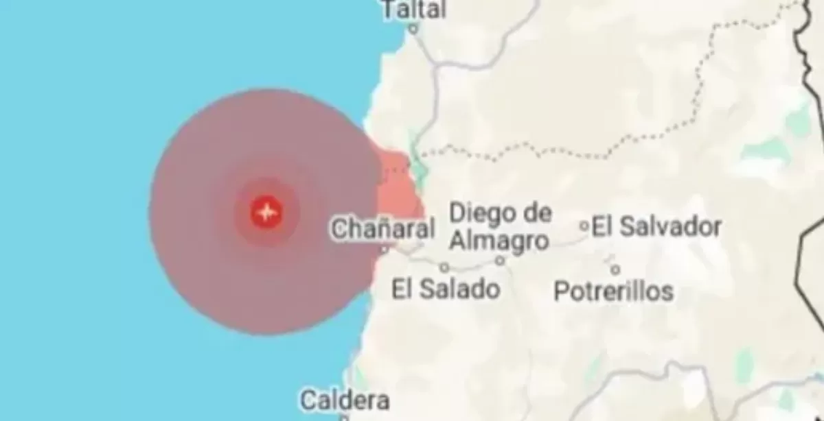 Un sismo de magnitud 5,5 sacudió el norte de Chile, a la altura de Catamarca