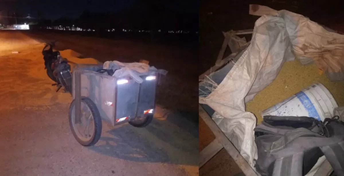 Un hombre fue detenido en Puerto San Martín por robo de soja derramada de un camión