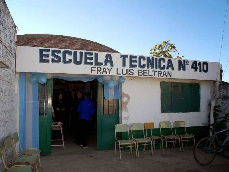 Beltrán: Un nuevo curso para la Escuela de Enseñanza Técnica nº 410