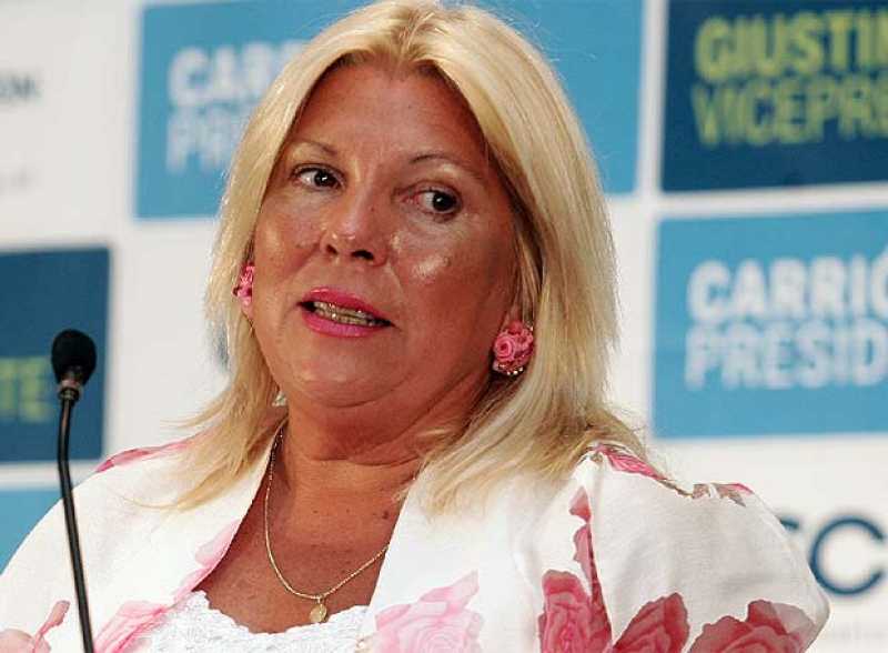 Elisa Carrió denunciará a la presidente, Milani, Gils Carbó y Aníbal Fernández
