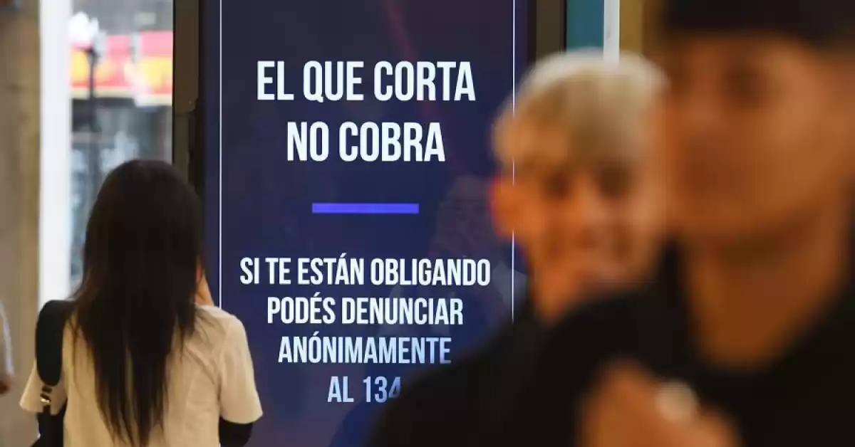 “El que corta no cobra