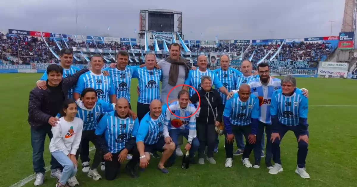 Un ex futbolista sanlorencino fue homenajeado en Jujuy