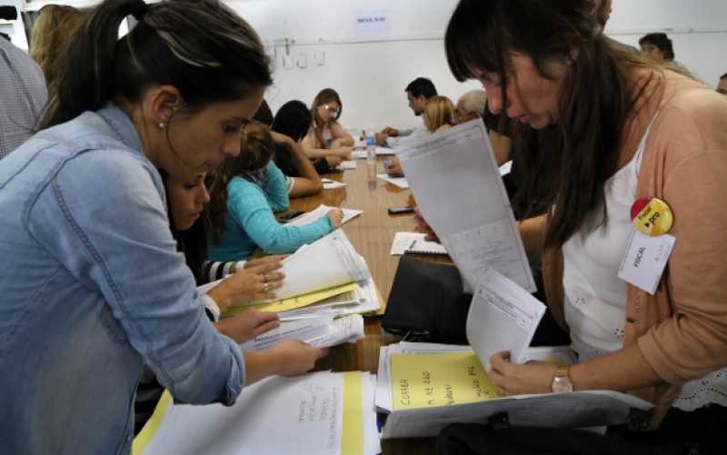 Concluyó el escrutinio de las mesas de votación de toda la provincia