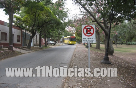 Cambia el sentido de circulación de calle L. N. Alem
