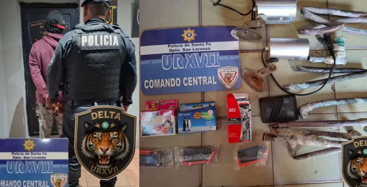 Es de Santa Cruz y fue detenido en San Lorenzo por robar en una obra en construcción