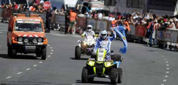 Federico Gut abandonó el Dakar 2012
