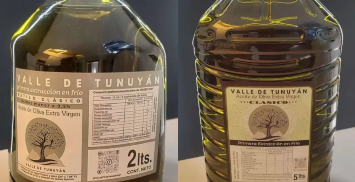 Prohíben un aceite de oliva mendocino por carecer de registros sanitarios y tener rótulo falso