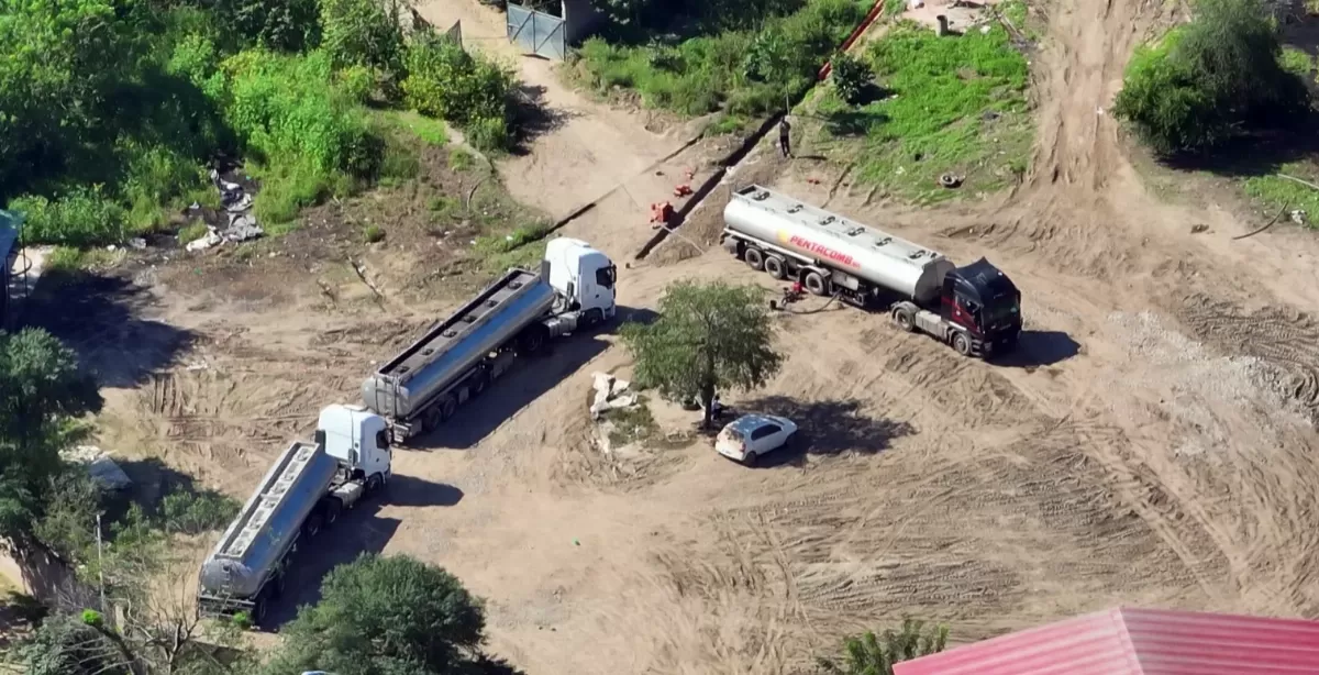 Cargaban aceite en Santa Fe y desde Salta la contrabandeaban a Bolivia