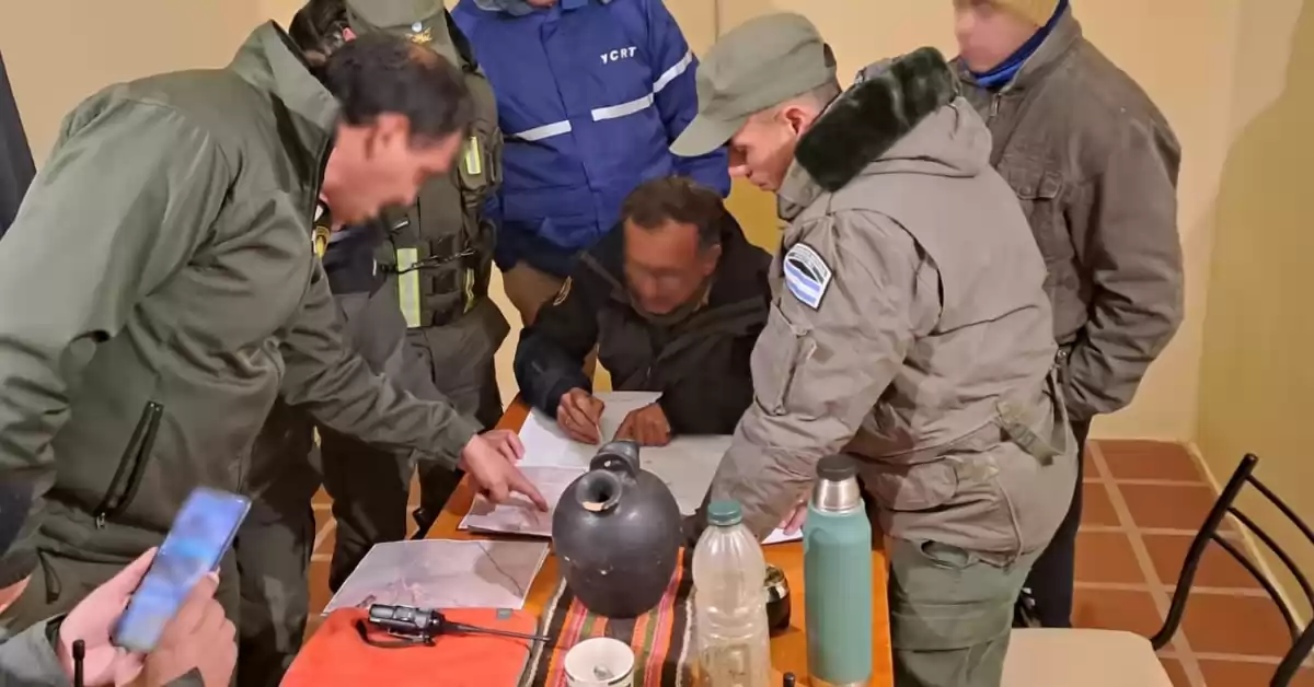 Gendarmes localizaron y rescataron a un hombre perdido en el Parque Nacional Talampaya