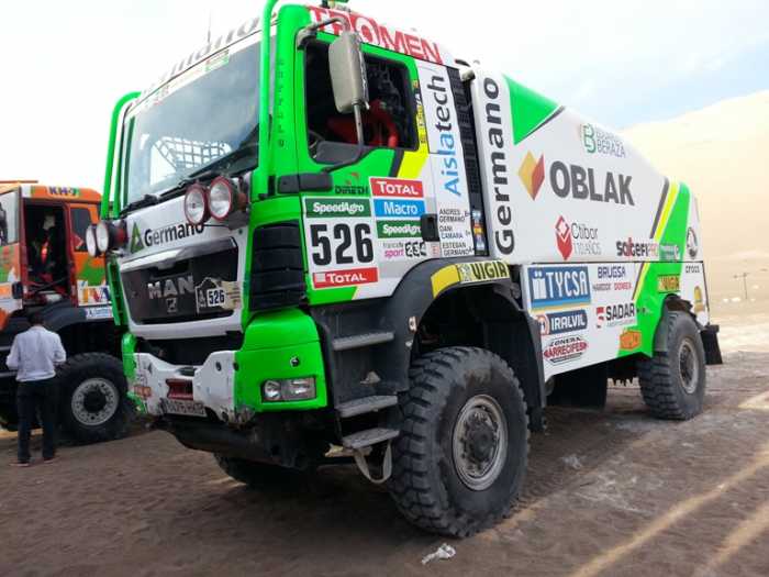 El Gigante Argentino sigue adelante y finalizó 27° en la 9na etapa del Dakar