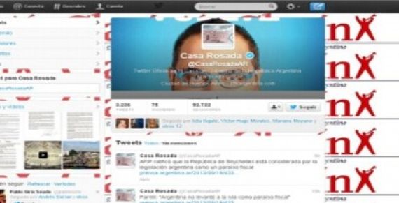 Hackearon la cuenta oficial de Twitter de la Casa Rosada y el sitio web de la Presidenta