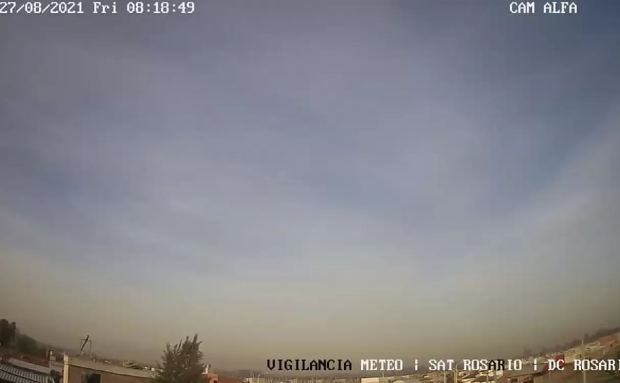 Importante presencia de humo en la región por quemas en las islas frente a San Pedro