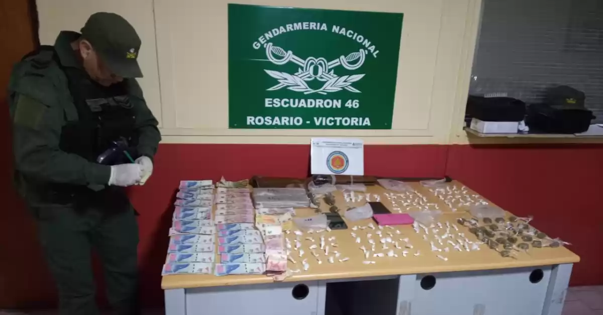 San Lorenzo: Gendarmería detuvo a tres personas por venta de drogas en barrio Mitre 