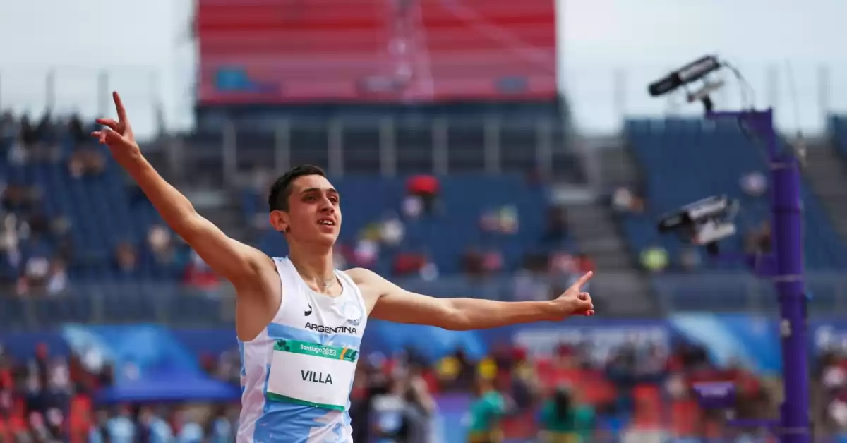 Maxi Villa, el atleta más joven del equipo argentino en los Juegos Paralímpicos
